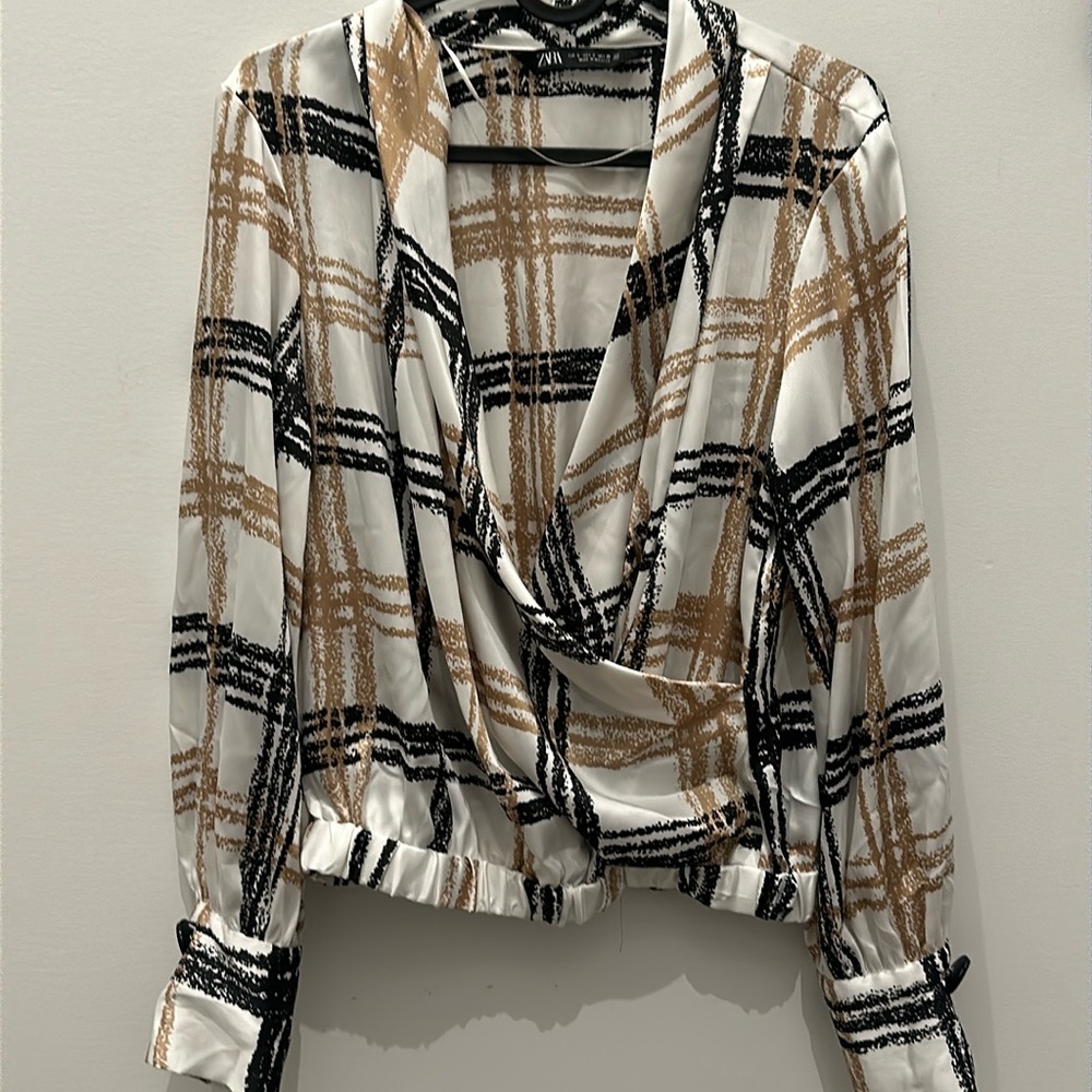 ZARA Silk Blouse